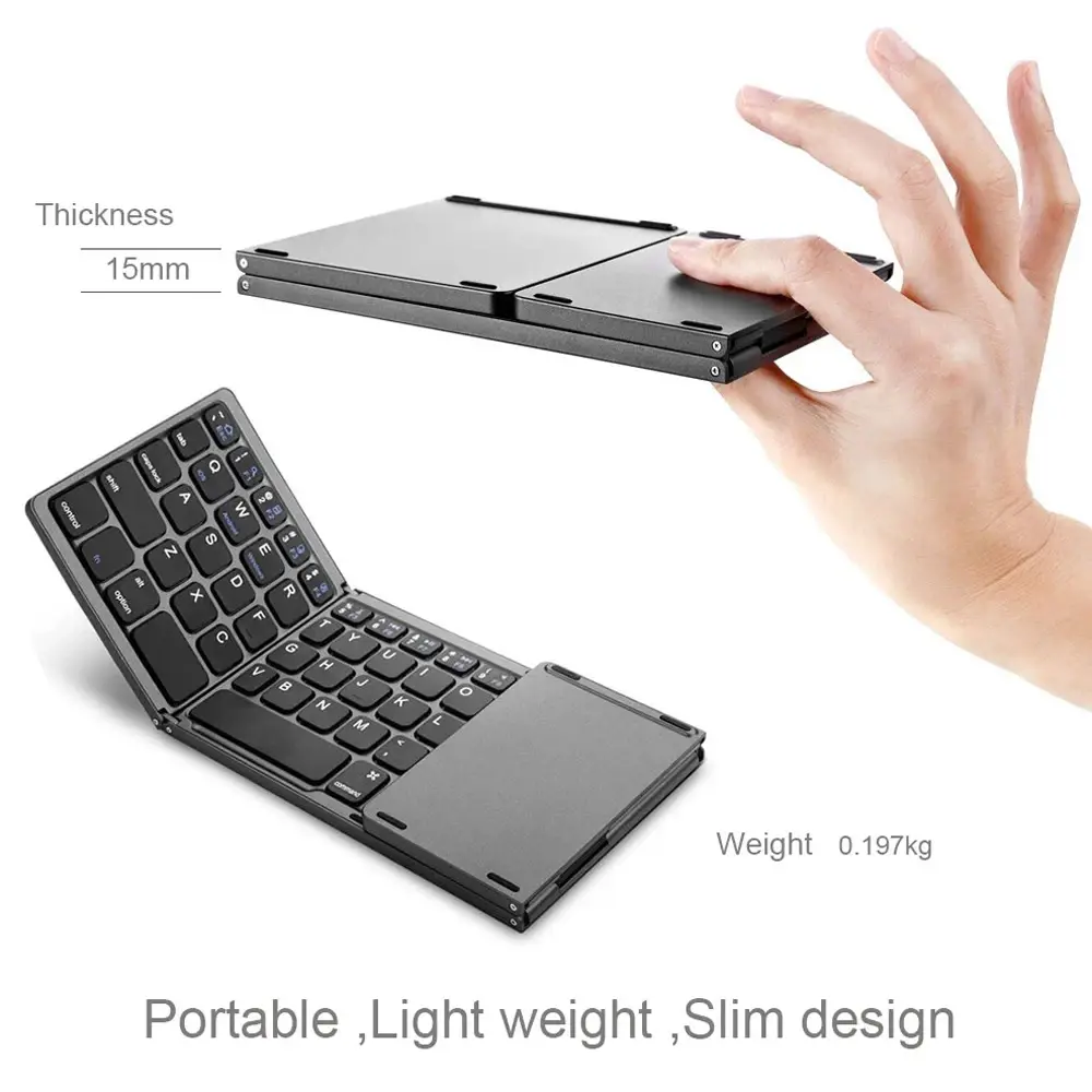 Bluetooth Keyboard with Touchpad