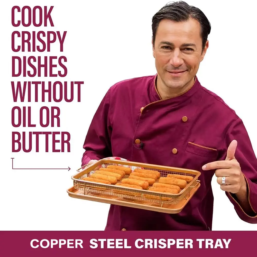 Heating Non-Stick Copper Crisp Mesh