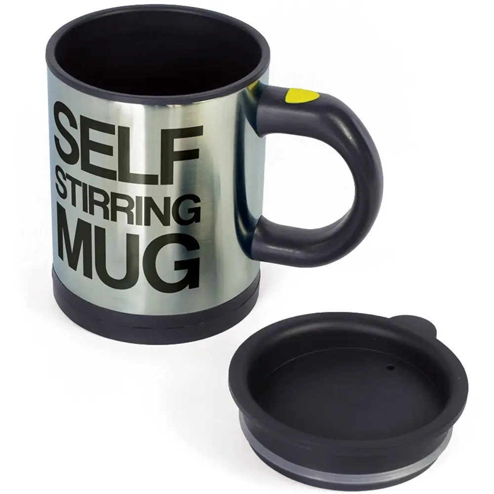 Stainless Steel Auto Stirring Coffee Mug