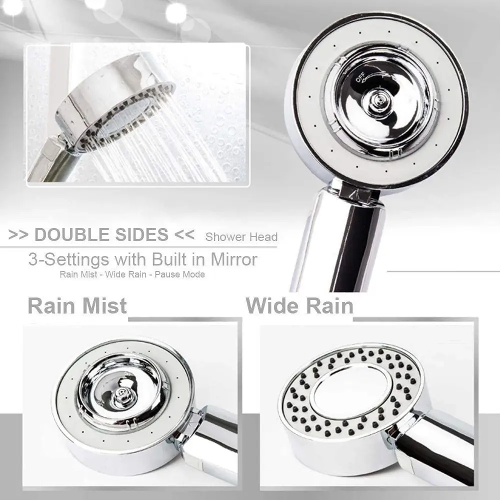 Double Sided Handheld Shower