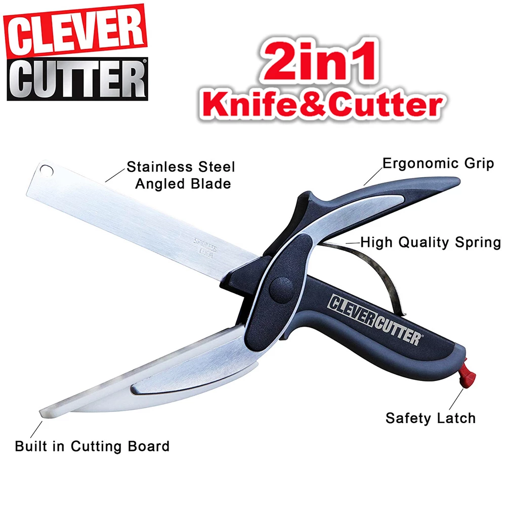 Multi-Function Stainless Steel Cutter & Vegetable Knife