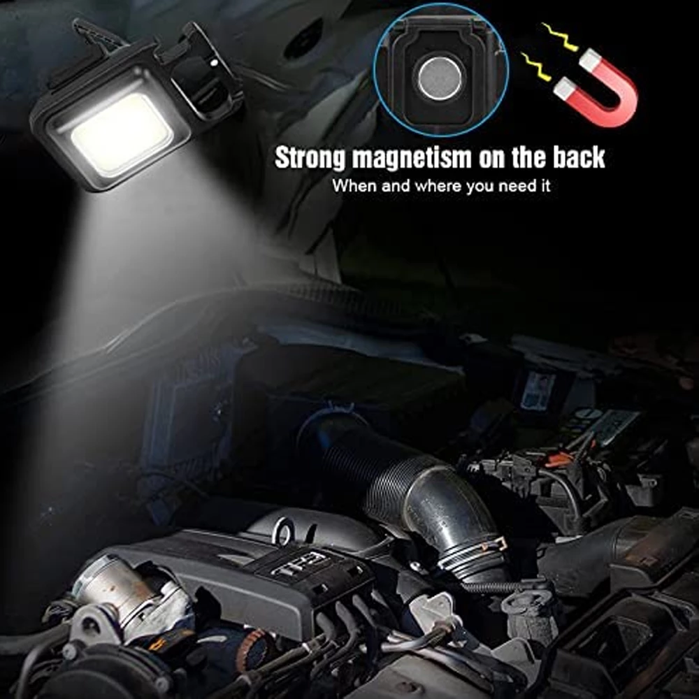 Buy Rechargeable Mini LED Keychain Flashlight Online