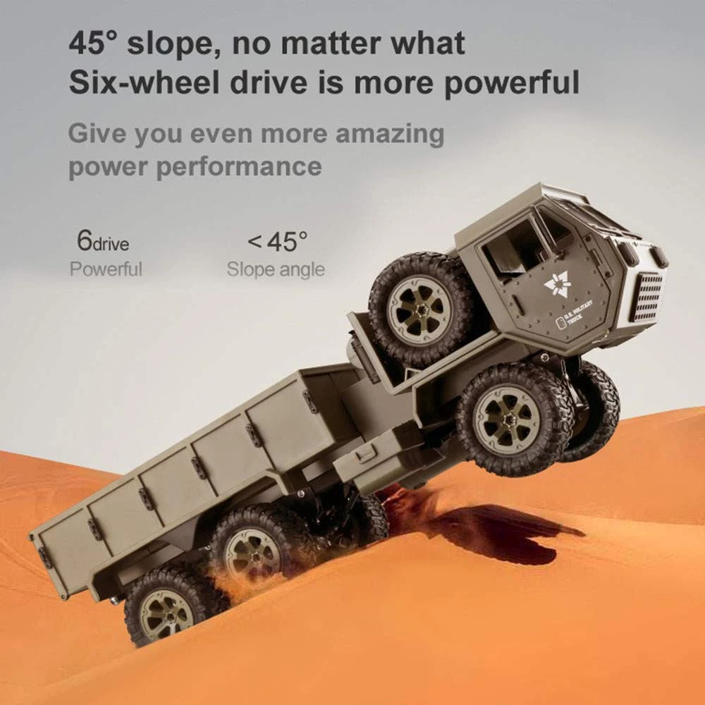 RC Military Truck, Heavy Off-Road Vehicle Toy