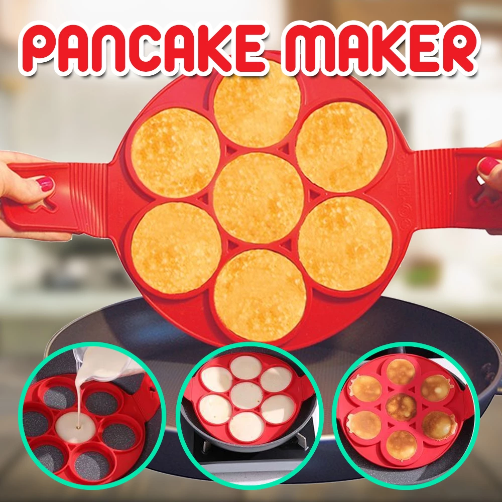 Flippin Fantastic Perfect Pancake Egg Maker, Cup Cake Maker