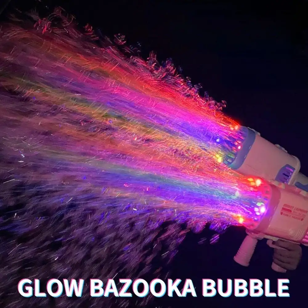 Extreme Glow LED Bubble Gun